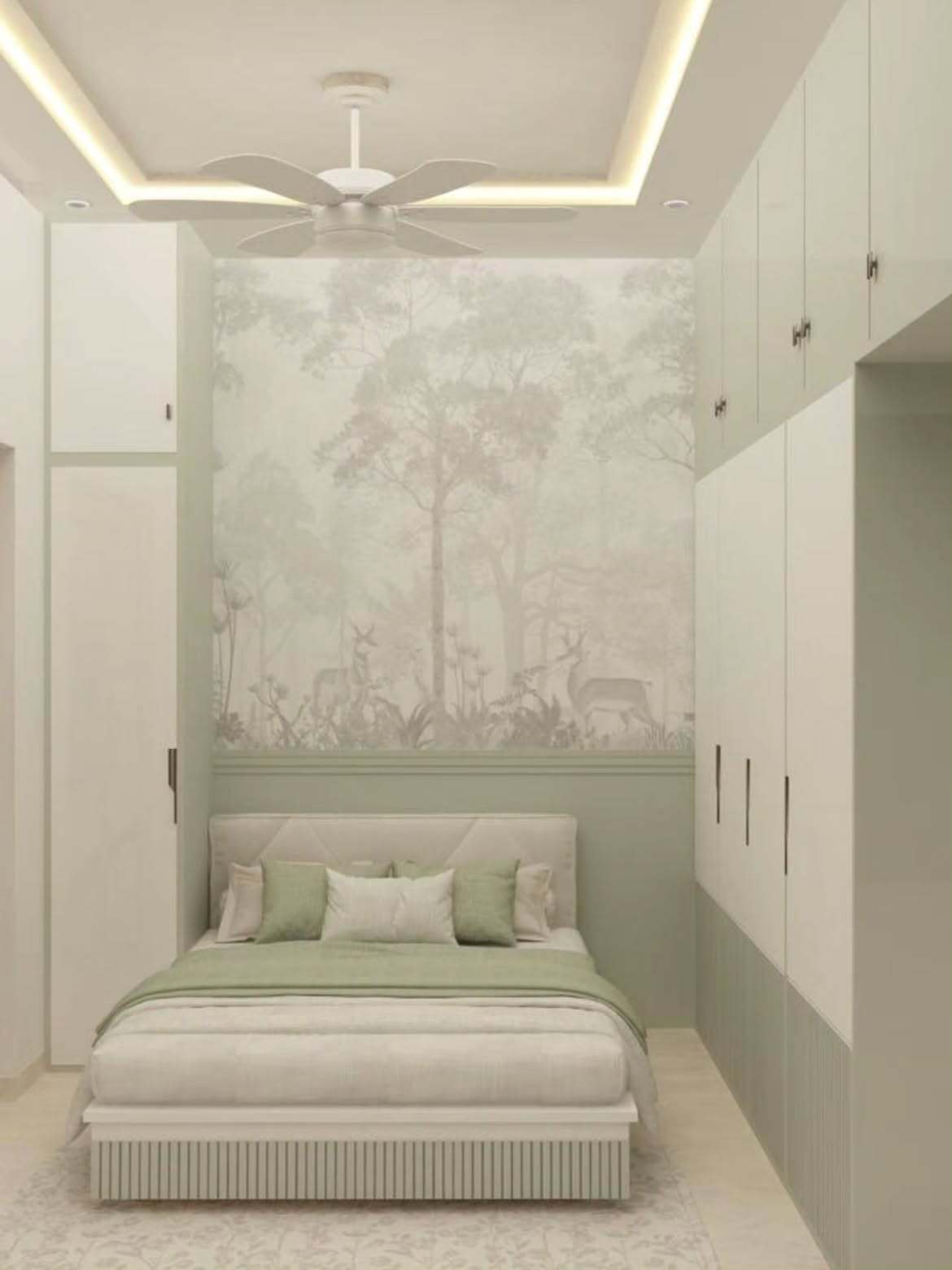 Finished interior by Golden Key Infra-Tech